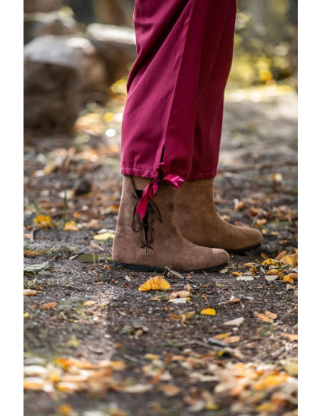 Vincent pirate pants, red color