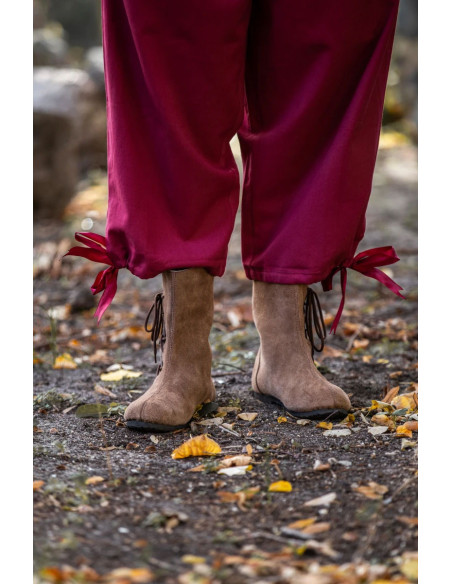 Vincent pirate pants, red color