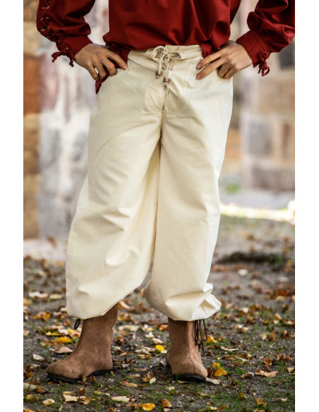 Gerold medieval trousers, natural...