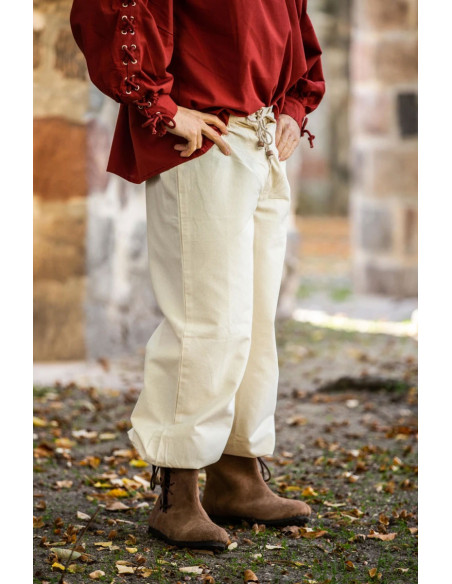 Gerold medieval trousers, natural...