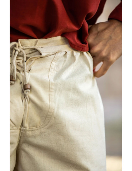 Gerold medieval trousers, natural...