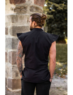 Classic Renaissance vest Charles model, black color 2