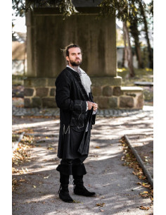 Black pirate coat Edward model 2