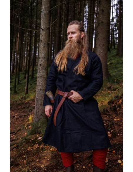 Open Viking tunic in wool Balder...