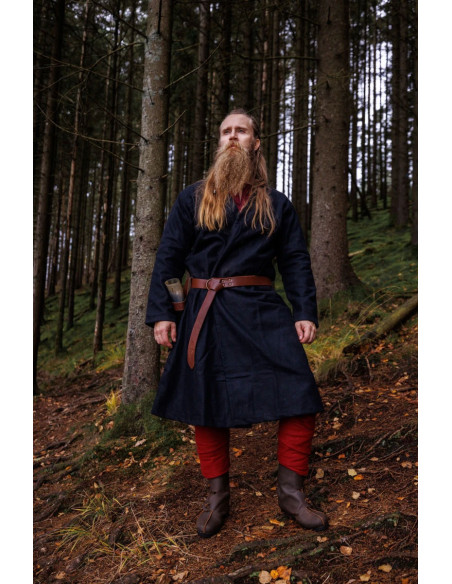 Open Viking tunic in wool Balder...
