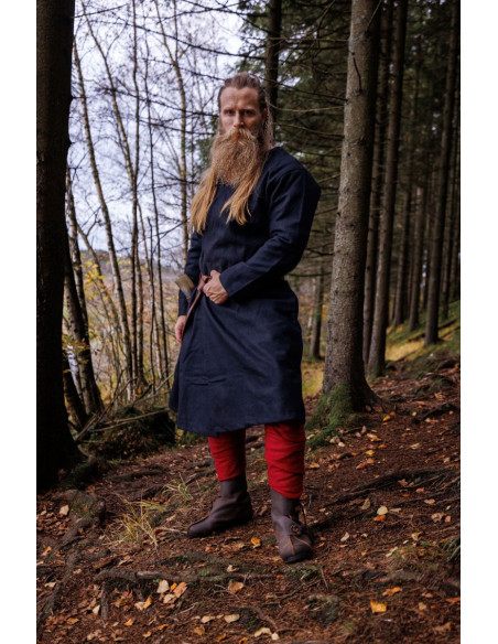 Open Viking tunic in wool Balder...