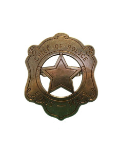 Police Chief Badge