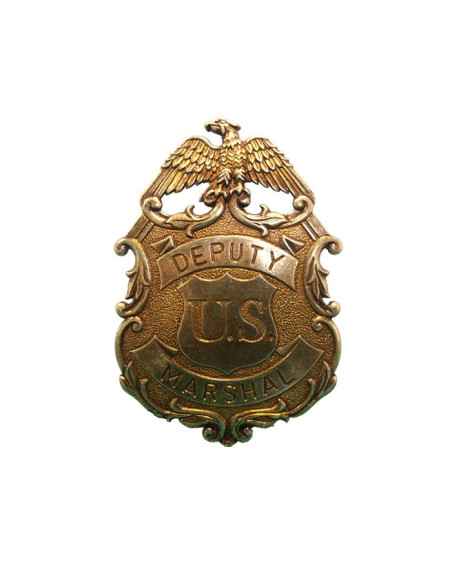 Marshal badge with eagle