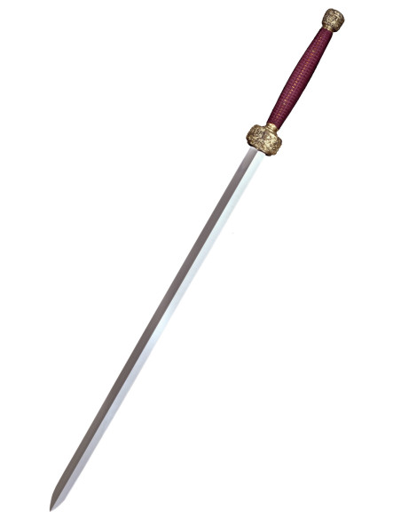 Two-handed Chinese Gim Sword (122.9 cm.)