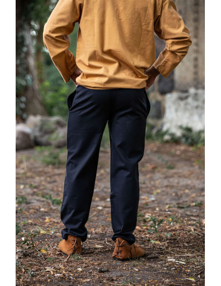 Low roman sandals in brown suede