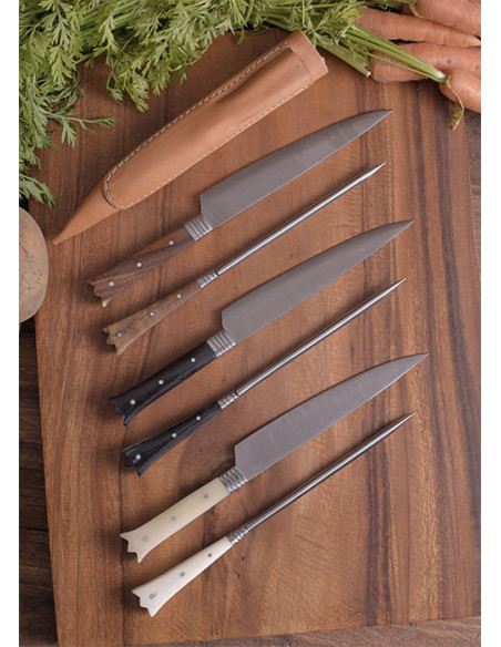 Set 2 long crenellated medieval...