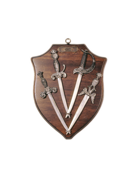 Medieval panoply with 4 different...