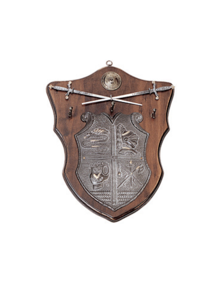 Medieval panoply, keychain type, with...