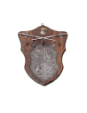 Medieval panoply, keychain type, with 2 daggers and shield (30x40 cm.)
