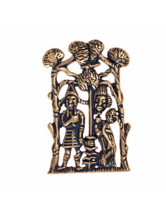 Bronze brooch Pilgrim's Sign Head of St. Albans