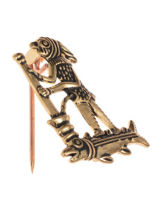 Pilgrim Doctor Monkey brooch in bronze