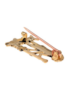 Pilgrim Doctor Monkey brooch in bronze 2