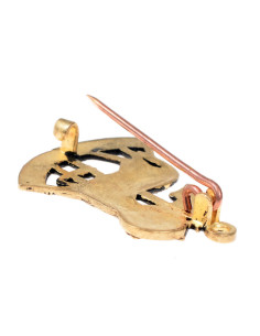 Agnus Dei pilgrim bronze brooch 2