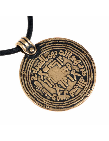 Viking Dirham coin pendant in bronze