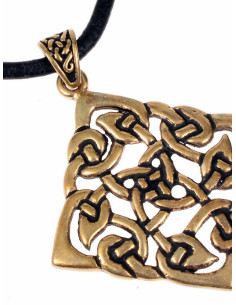 Celtic rhombus pendant type Charm Karo, in bronze 2