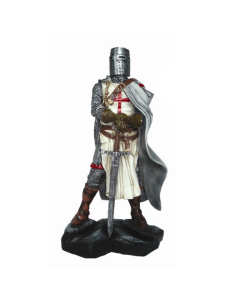 Miniature Templar Knight with sword (22 cm.)