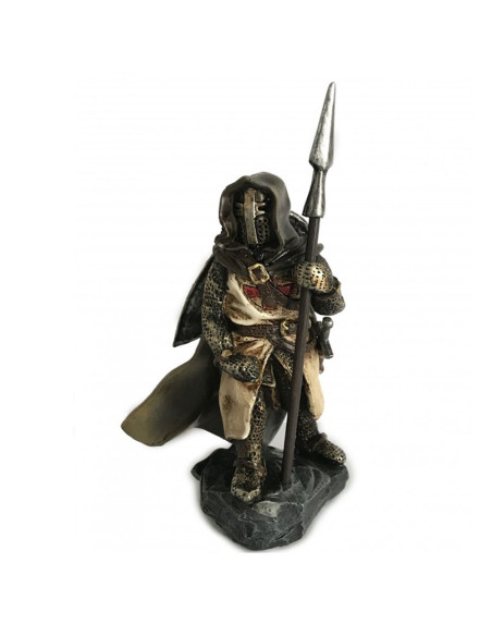 Miniature Templar Knight with spear,...