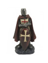 Miniature Templar Knight with red shield (12 cm.)