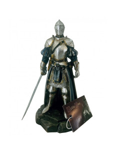 Medieval Knight Miniature with Helmet and Sword (Height...