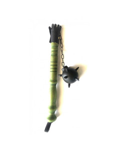 Medieval mace 1 head, green color (46 cm.)