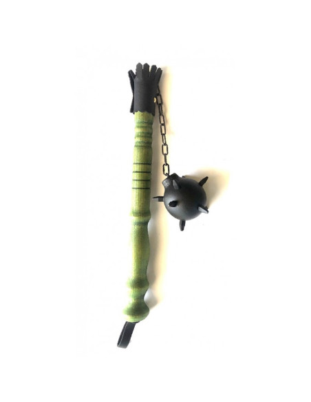 Medieval mace 1 head, green color (46...