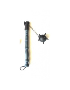 Medieval mace 1 head, blue color (46 cm.)