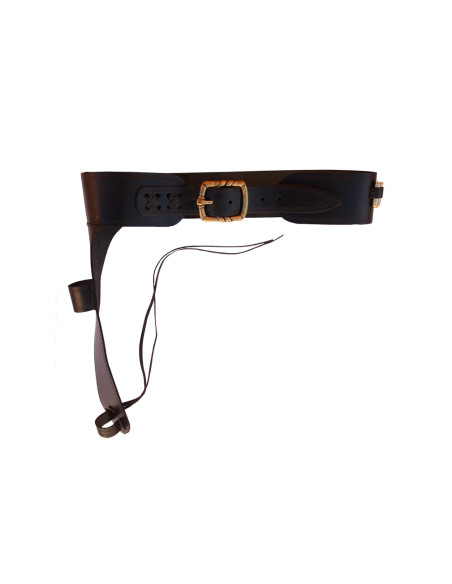 Leather bandolier Mare's Leg rifle...