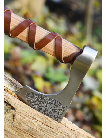 Norwegian cast steel ax with...