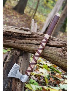 Norwegian cast steel ax with engravings (Type D) 2