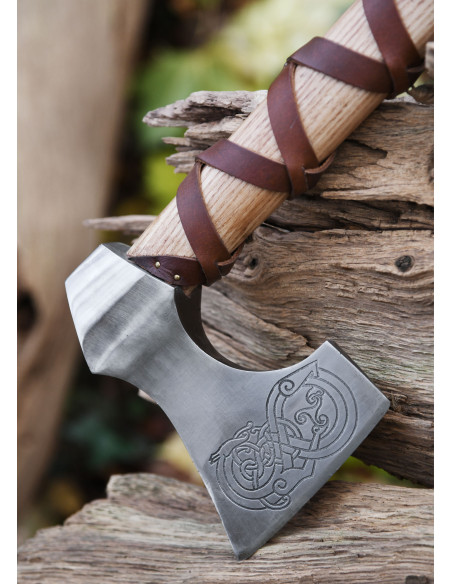 Norwegian cast steel ax with...