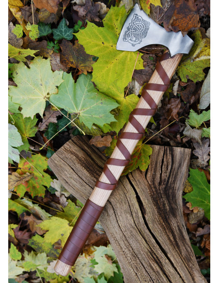 Norwegian cast steel ax with...