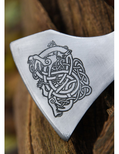 Norwegian cast steel ax with...