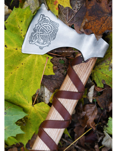 Norwegian cast steel ax with...