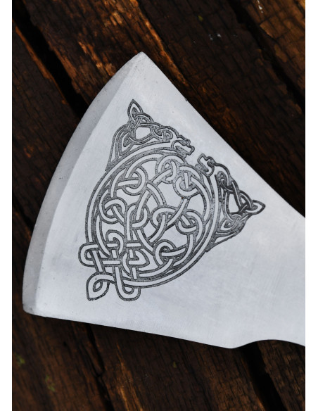 Norwegian cast steel ax with...