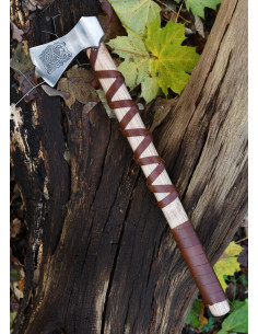 Norwegian cast steel ax with engravings (Type H) 2