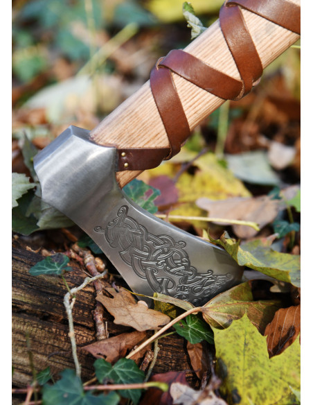 Norwegian cast steel ax with...