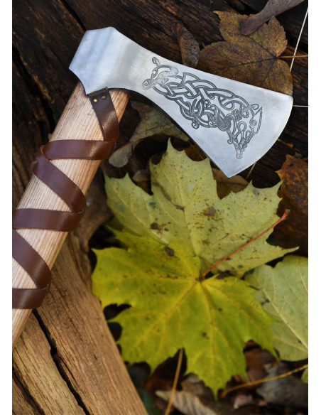 Norwegian cast steel ax with...