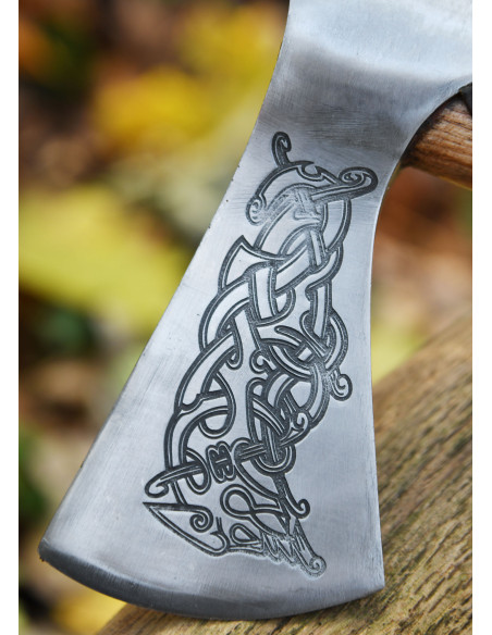 Norwegian cast steel ax with...