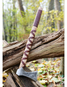 Norwegian cast steel ax with engravings (Type K) 2