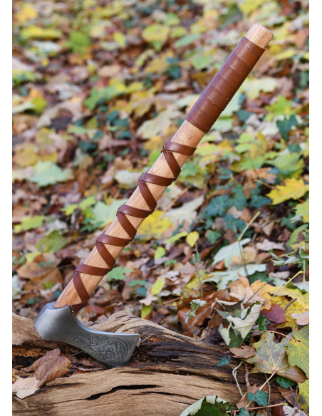 Norwegian cast steel ax with...