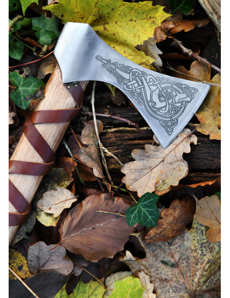 Norwegian cast steel ax with...