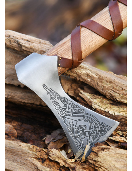 Norwegian cast steel ax with...