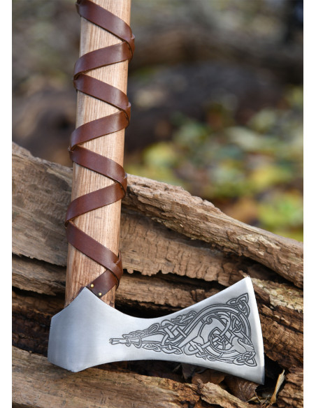 Norwegian cast steel ax with...