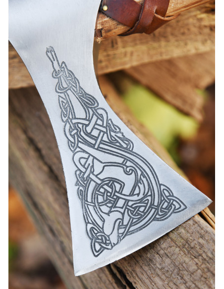 Norwegian cast steel ax with...