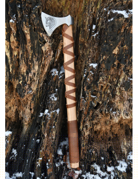 Norwegian cast steel ax with...